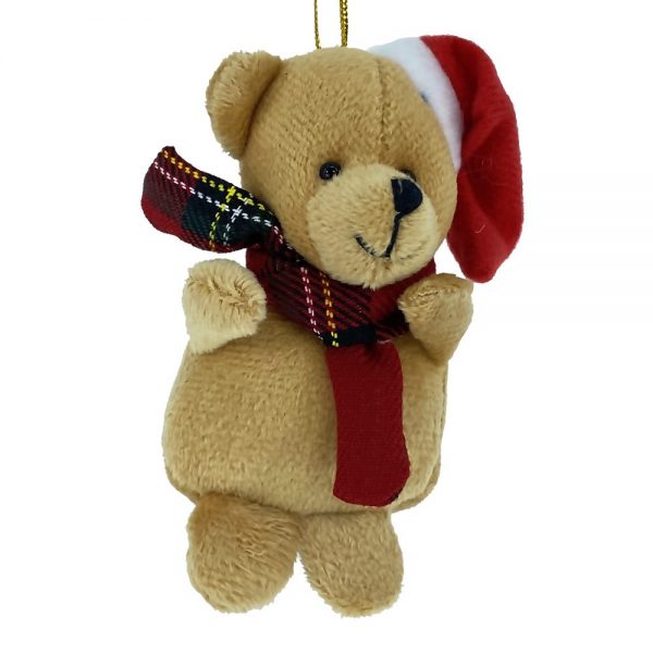 Pupazzo Peluche con dettaglio Scozzese - H 10 cm - immagine 2
