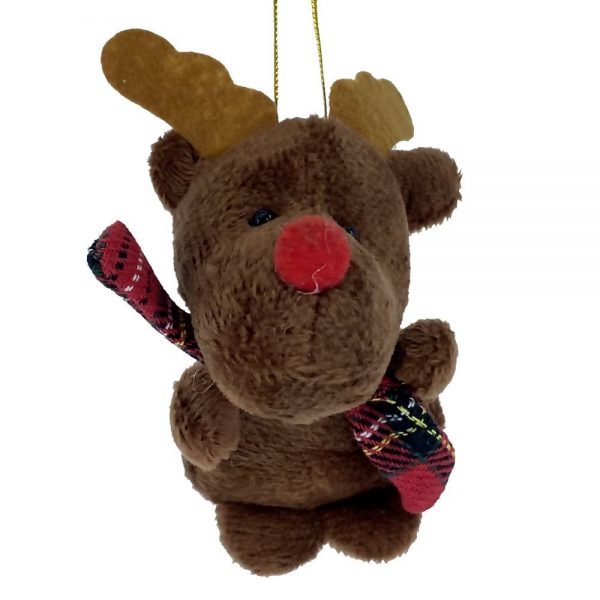 Pupazzo Peluche con dettaglio Scozzese - H 10 cm - immagine 5