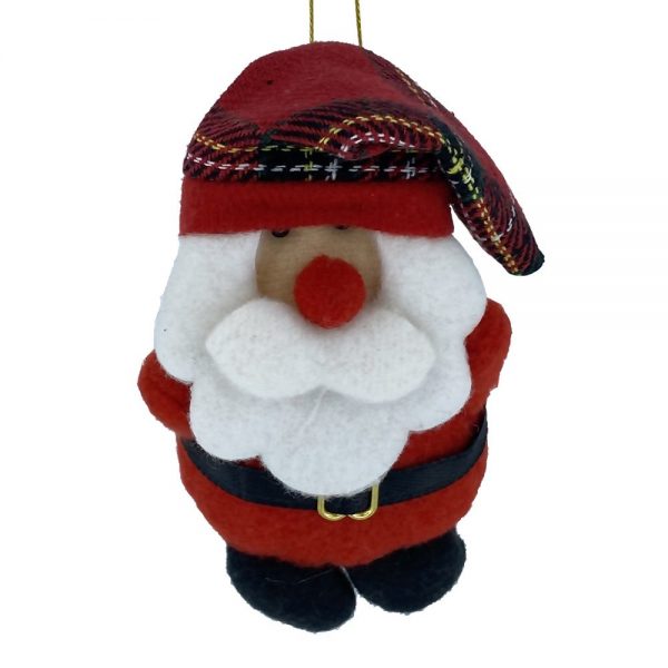 Pupazzo Peluche con dettaglio Scozzese - H 10 cm - immagine 4