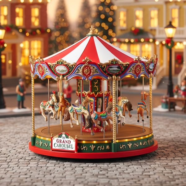 Giostra The Grand Carousel H 25 cm Carosello in Movimento Lemax - 84349