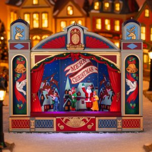 Teatro con Spettacolo Christmas Ballet H 32 cm Edificio in Movimento Lemax - 95461