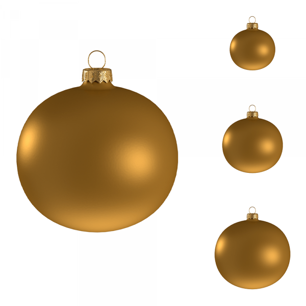 Sfera in Vetro - Oro Opaco