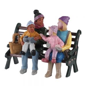 Chiacchiere tra Mamme A Day At The Park H 5 cm Personaggio Lemax - 02939