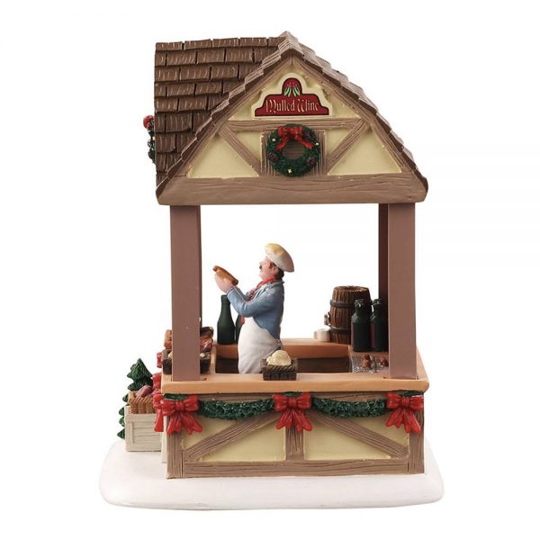 Chiosco Alimentare Christmas Market Bratwurst Bancarella del Mercatino H 14 cm Edificio Illuminato Lemax - 14903 - immagine 2