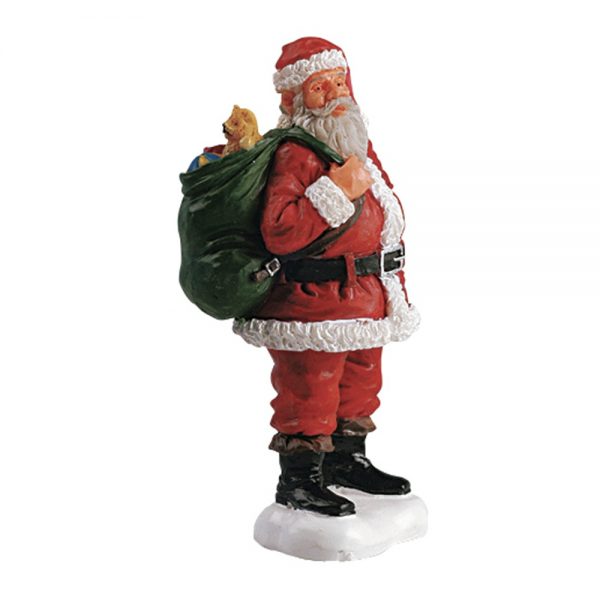 Babbo Natale con Doni Santa Claus H 7 cm Personaggio Lemax - 52111