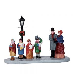 Coro Natalizio di Bimbi Street Lamp Serenade H 10 cm Personaggio Lemax - 63272