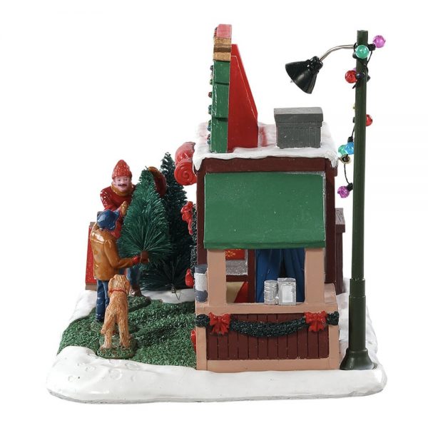 Negozio di Alberi e Ghirlande Garland Grove Tree Lot 20 x H 14 cm Lemax - 83354 - immagine 2