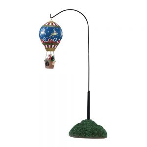 Mongolfiera Reindeer Hot Air Balloon H 38 cm Scena in Movimento Lemax - 84388