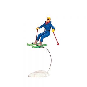 Sciatore sulla Neve Weekend Skier H 8 cm Personaggio Lemax - 32769