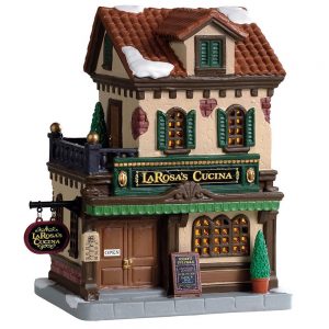 Ristorante LaRosa's Cucina H 16 cm Edificio Illuminato  Lemax - 95524