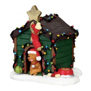 Cuccia Natalizia Decorated Light Doghouse H 6 cm Accessorio Lemax - 02808