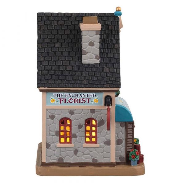Fiorista The Enchanted Florist H 17 cm Edificio Illuminato Lemax - 05657 - immagine 2