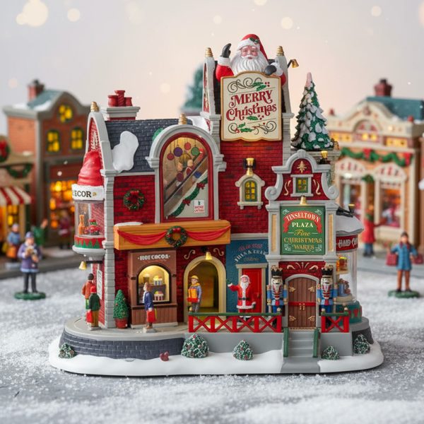 DIFETTOSO Centro Commerciale Natalizio Tinseltown Plaza H 31 cm Lemax - 05700 - immagine 2