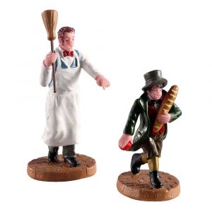 Ladro di Baguette Artful Dodger H 8 cm, set di 2 pezzi Personaggio Lemax - 02947