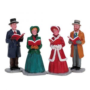 Coro del Villaggio Christmas Harmony H 7 cm, set di 4 pezzi Personaggio Lemax - 72403