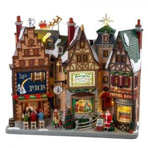Villaggio Natalizio Wintergarten Lane H 28 cm Facciata Illuminata Lemax - 05701