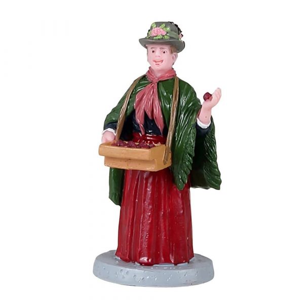 Venditrice di Dolcetti Sugar Plum Seller H 7 cm Personaggio Lemax - 12034