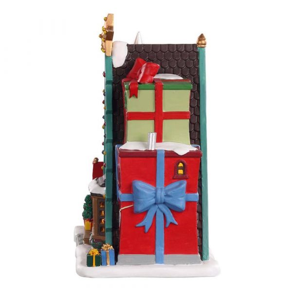 Negozio Natalizio Nancy's Christmas Boutique H 19 cm Edificio Illuminato Lemax - 05696 - immagine 3