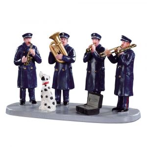 Banda dei Pompieri Firehouse Band H 7 cm Personaggio Lemax - 93421