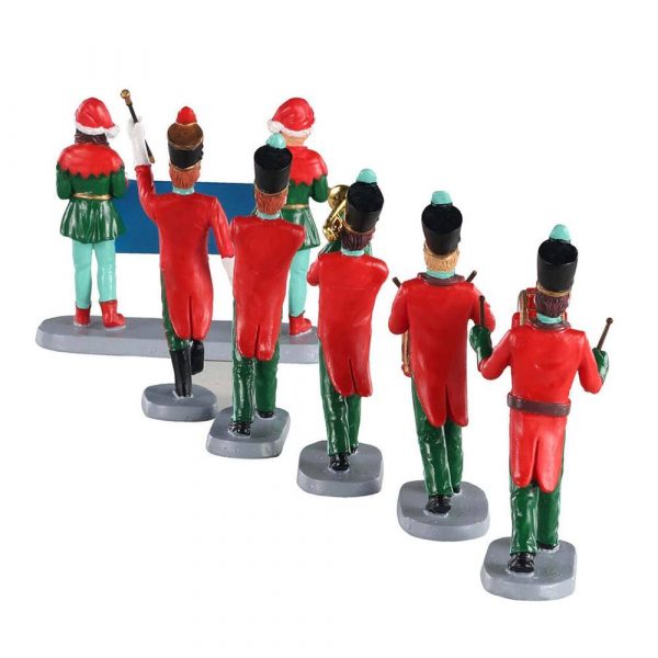 Parata di Natale Christmas on Parade H 8 cm, set di 6 pezzi Personaggio Lemax - 03515 - immagine 2