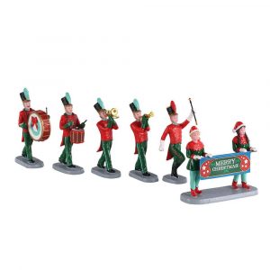 Parata di Natale Christmas on Parade H 8 cm, set di 6 pezzi Personaggio Lemax - 03515
