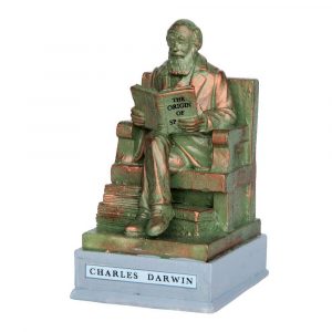 Statua Park Statue - Charles Darwin H 6 cm Accessorio Lemax - 64074