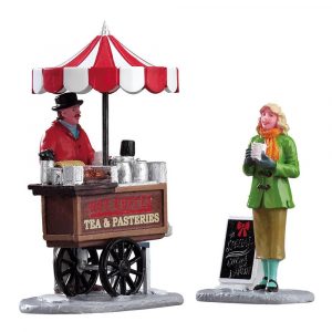 Carretto delle Bevande Calde Winter Refreshments H 9 cm, set di 2 pezzi Lemax - 42263