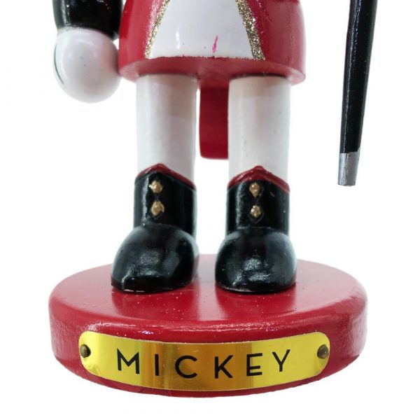 Mickey Mouse Soldatino Schiaccianoci in Legno Disney© Pregiato da Collezione Kurt Adler - H 25 cm - immagine 3