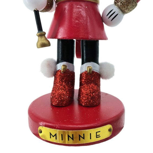 Minnie Mouse Soldatino Schiaccianoci in Legno Disney© Pregiato da Collezione Kurt Adler - H 25 cm - immagine 3