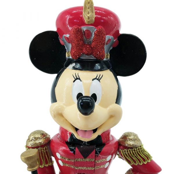 Minnie Mouse Soldatino Schiaccianoci in Legno Disney© Pregiato da Collezione Kurt Adler - H 25 cm - immagine 2