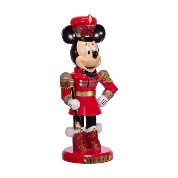Minnie Mouse Soldatino Schiaccianoci in Legno Disney© Pregiato da Collezione Kurt Adler - H 25 cm - immagine 4