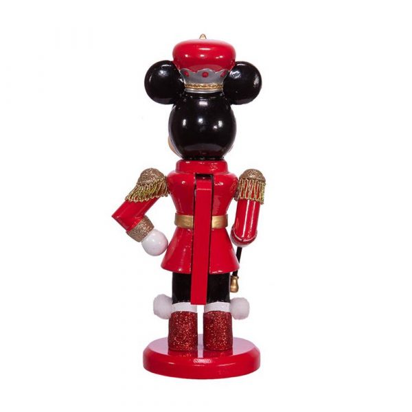 Minnie Mouse Soldatino Schiaccianoci in Legno Disney© Pregiato da Collezione Kurt Adler - H 25 cm - immagine 5