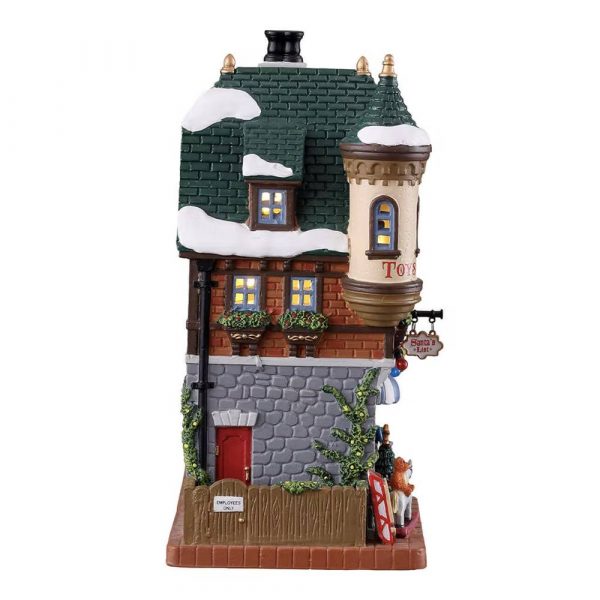 Negozio di Giocattoli Santa's List Toy Shop H 21 cm Edificio Illuminato Lemax - 15798 - immagine 2