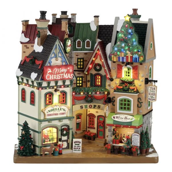 DIFETTOSO Negozi Natalizi Tis The Season Shops H 28 cm Lemax - 15804