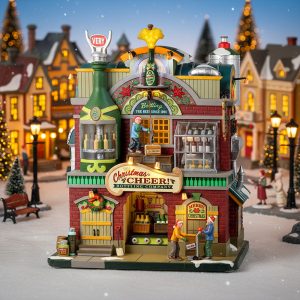 Azienda di Imbottigliamento Christmas Cheer Bottling Company H 27 cm Edificio in Movimento Lemax - 25858