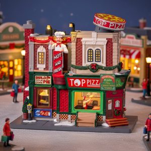 Pizzeria Top Pizza H 25 cm Edificio in Movimento Lemax - 25860