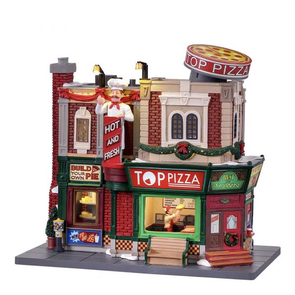 Pizzeria Top Pizza H 25 cm Edificio in Movimento Lemax - 25860 - immagine 2