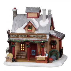 Sosta Golosa al Maple Roads Sugar Shack H 15 cm Edificio Illuminato Lemax - 25906