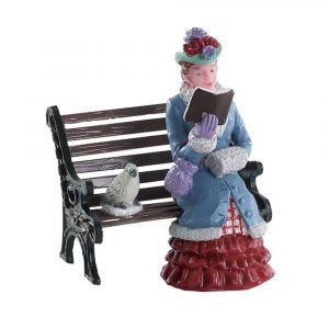 Donna seduta su Panchina Peace And Quiet H 5 cm Personaggio Lemax - 82580