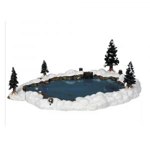 Lago Mill Pond 29 x 20 cm, set di 6 pezzi Accessorio Lemax - 94387