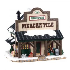 Piccolo Negozio Branson Springs Mercantile H 16 cm Edificio Illuminato Lemax - 05622