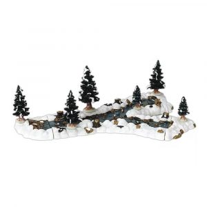 Fiume Mill Stream Fork 19 x 29 cm, set di 10 pezzi Accessorio Lemax - 13367