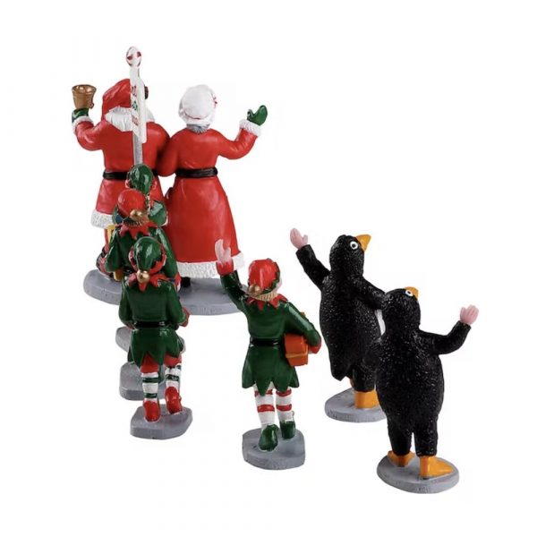 Parata di Babbo Natale Santa's Elf Parade H 8 cm, set di 7 pezzi Personaggio Lemax - 23592 - immagine 4