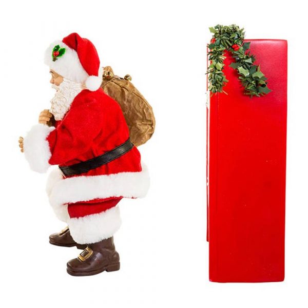 Babbo Natale Pregiato con Distributore Coca-Cola® Kurt Adler - H 27 cm - immagine 4