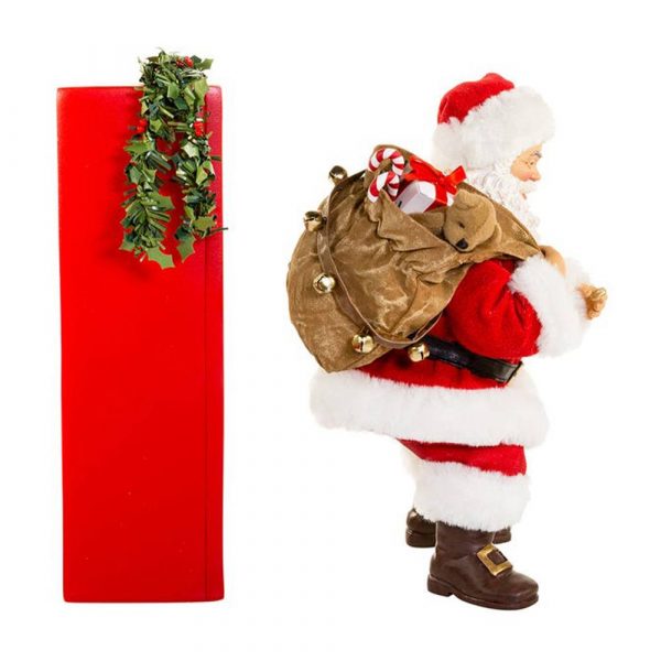 Babbo Natale Pregiato con Distributore Coca-Cola® Kurt Adler - H 27 cm - immagine 3