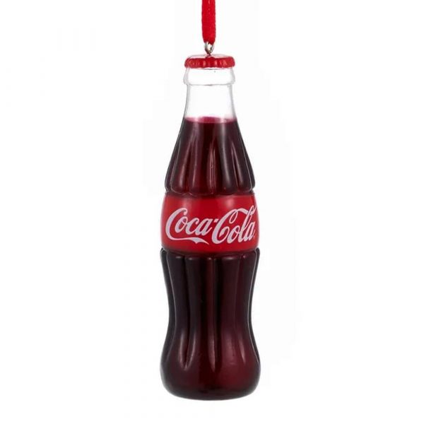 Bottiglietta di Coca-Cola® in Plastica Kurt Adler - H 10 cm - immagine 2
