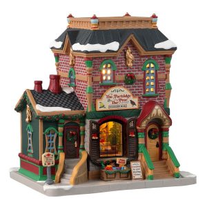 Negozio di Articoli Natalizi The Partridge & The Pear H 19 cm Edificio Illuminato Lemax - 35072