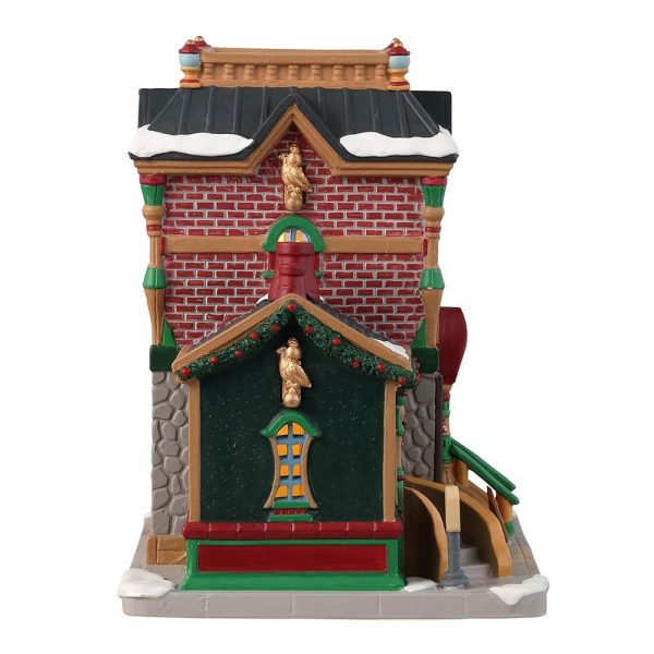 Negozio di Articoli Natalizi The Partridge & The Pear H 19 cm Edificio Illuminato Lemax - 35072 - immagine 2