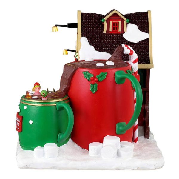 Spa di Cioccolato Hot Chocolate Spa H 16 cm Edificio Illuminato Lemax - 35070 - immagine 2
