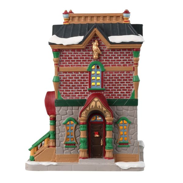Negozio di Articoli Natalizi The Partridge & The Pear H 19 cm Edificio Illuminato Lemax - 35072 - immagine 3